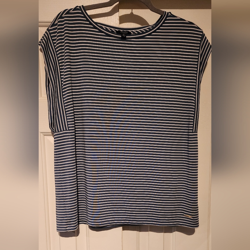 3/$12-Womens Striped Blouse